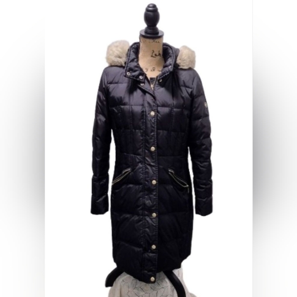 ✨HPx2✨Michael Kors Ladies Black Puffer Winter Coat Water-resistant (Size L) - Picture 5 of 17